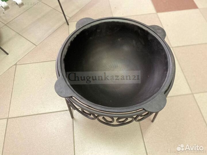 Казан чугунный 8л