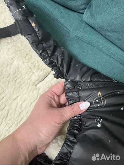 Конверт в коляску amarobaby Snowy Travel 105 см