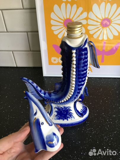 Бутылка гжель