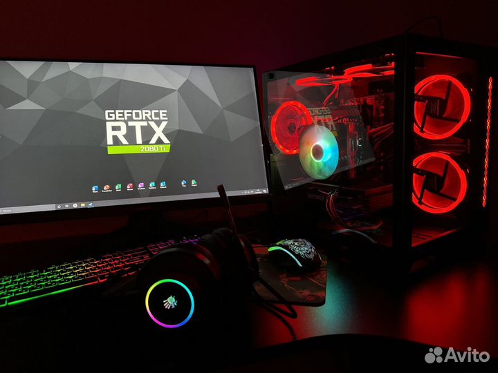 Супер Игровой компьютер RTX 2060 Super с Wi-Fi