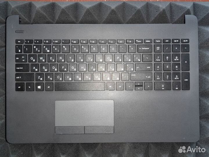 Топ-панель HP 15-bs серая