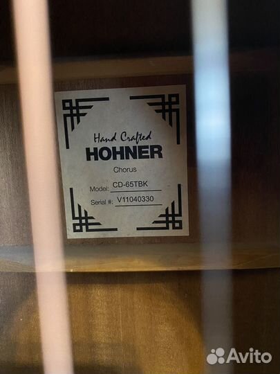 Акустическая гитара hohner