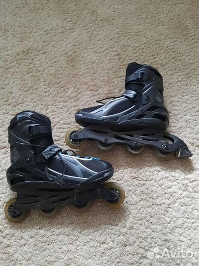 Мужские ролики 44 размер + рюкзак для роликов
