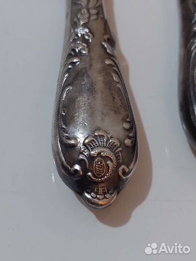 Набор столовых приборов из мельхиора новый