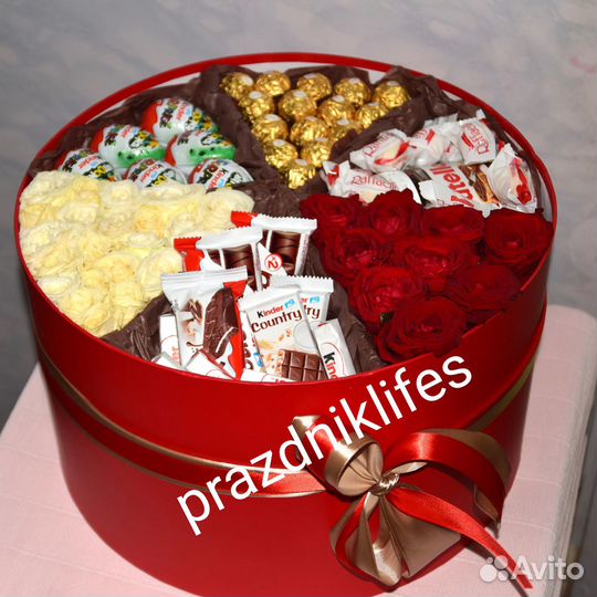 Цветы в коробке