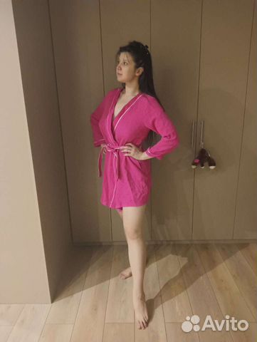 Халат женский вафельный