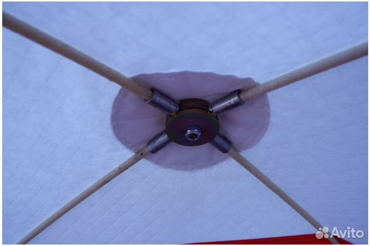 Палатка для зимней рыбалки куб 3 слоя, 4-местная