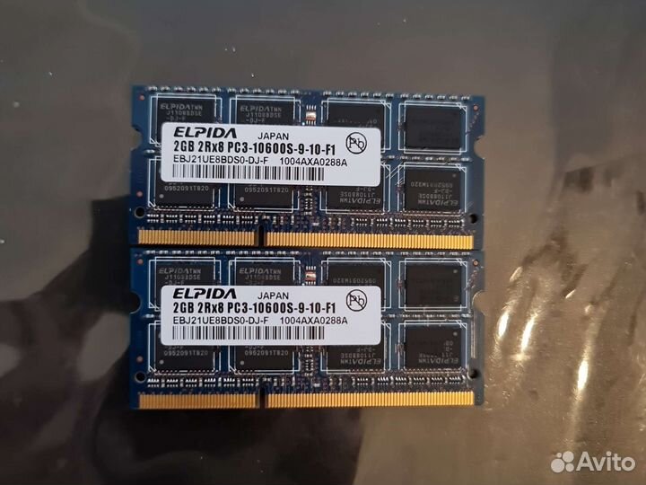 Оперативная память 4 гв (2 платы)
