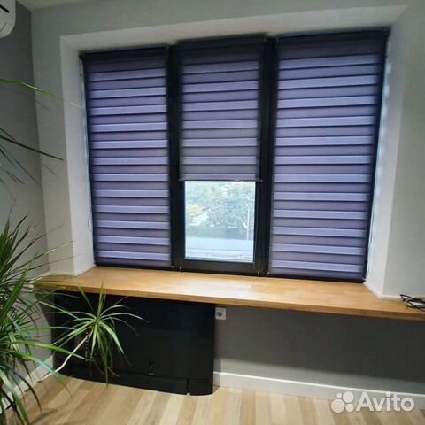 Рулонные шторы день ночь