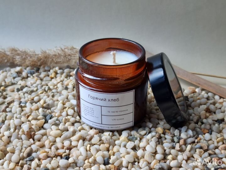 Арома свеча Горячий хлеб 100мл