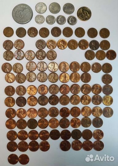 Америка. США, центы, даймы