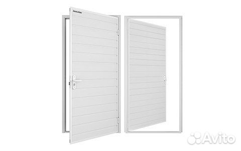 Дверь металлическая универсальная Белая