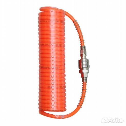 Huberth шланг воздушный витой с брс, длина 5 м