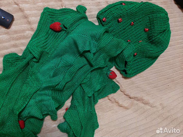 Новый комплект шапка+шарф