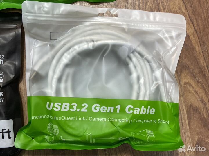 Кабель для oculus quest 1, 2 oculus link 5m новый