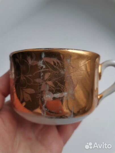 Чашка Храпунов Новаго дефект паутинка 160 мл