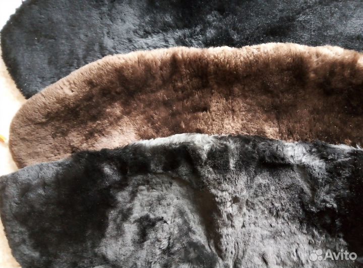 Мех цигейка, воротник меховой, овчина натуральная