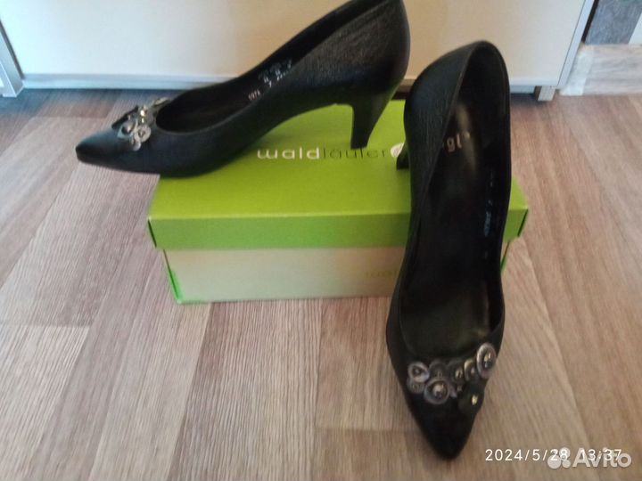 Австрийские женские кожаные туфли Hogl 40 р