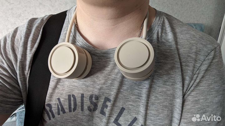 Вентилятор шейный портативный