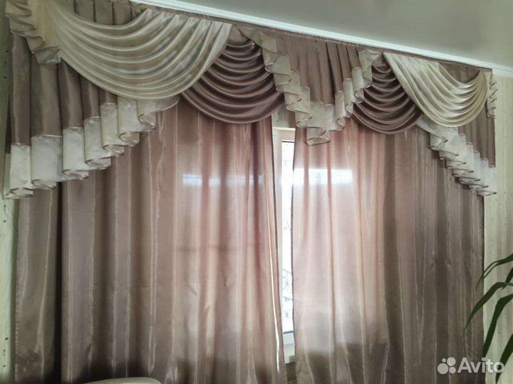 Шторы и ламбрикены бу