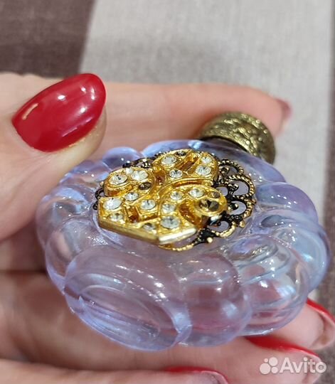 Винтажный чешский флакон для духов