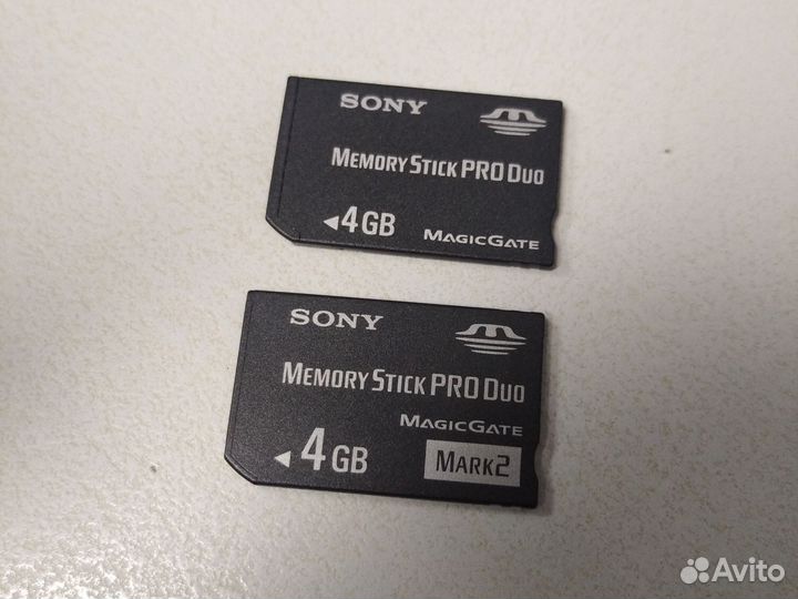 Флешка Memory Stick Pro Duo 4GB sony PSP
