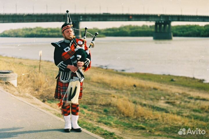 Шотландский волынщик на мероприятия