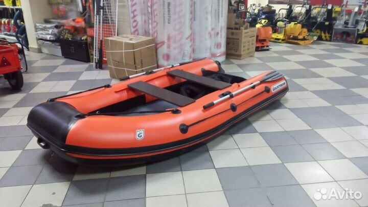 Лодка надувная резиновая весельная