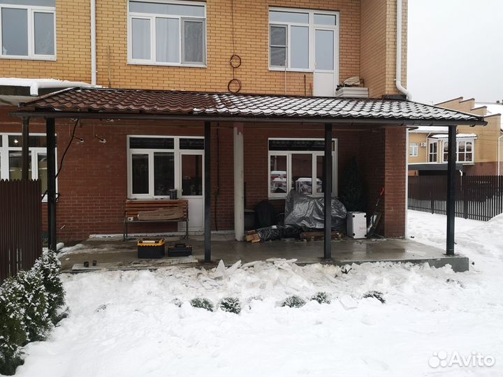 Навесы для автомобиля под ключ