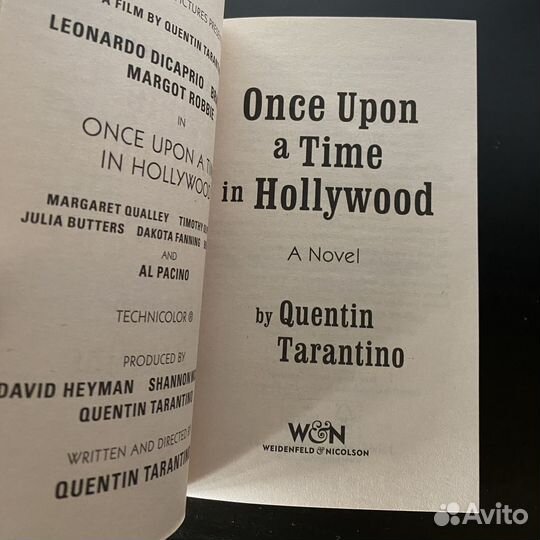 Once Upon a Time in Hollywood Quentin Tarantino