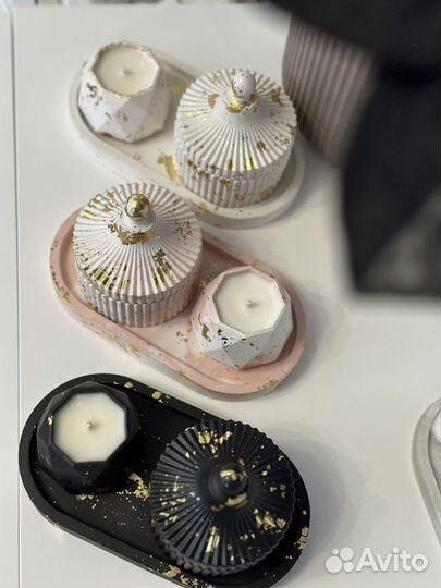 Набор ароматических свечей/ Свеча в шкатулке