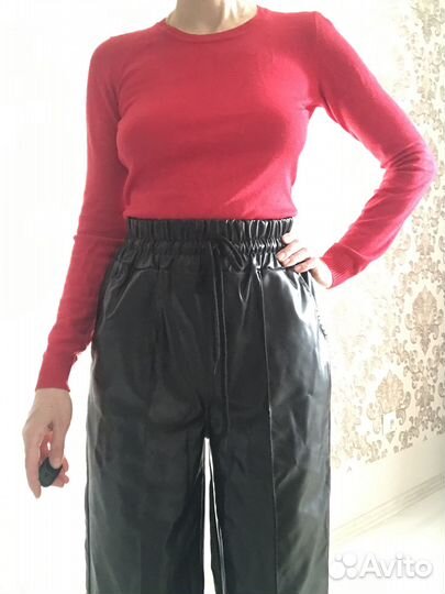 Кожаные брюки