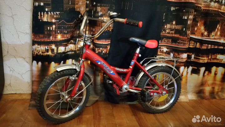 Велосипед safari proff RED На 6-7 лет