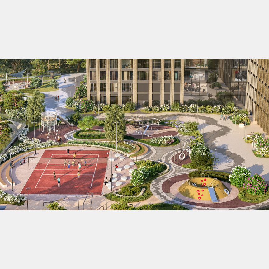 2-к. квартира, 83,5 м², 22/54 эт.