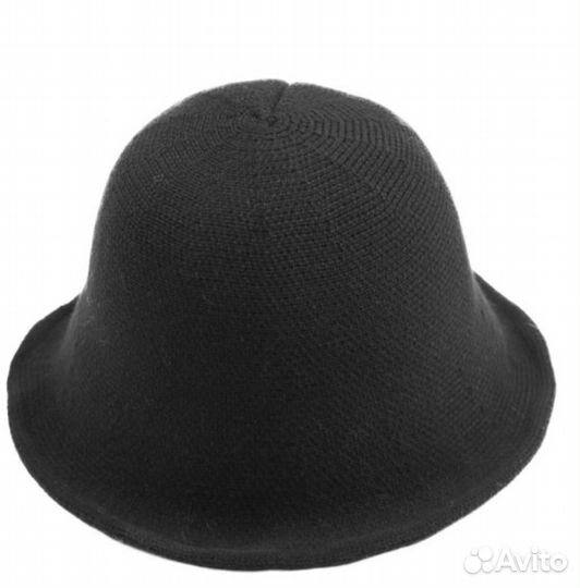 Шапка женская вязаная черная