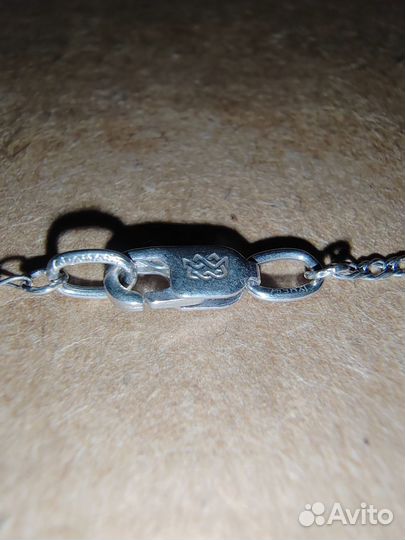 Серебряная цепочка, подвески