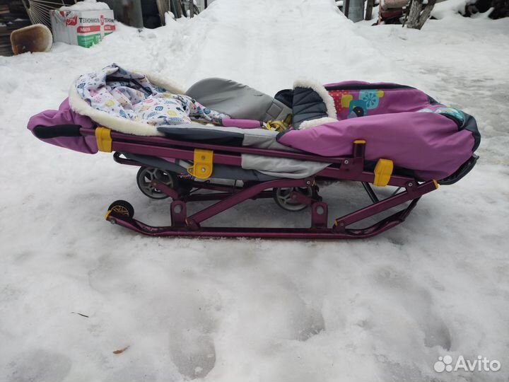 Коляска санки