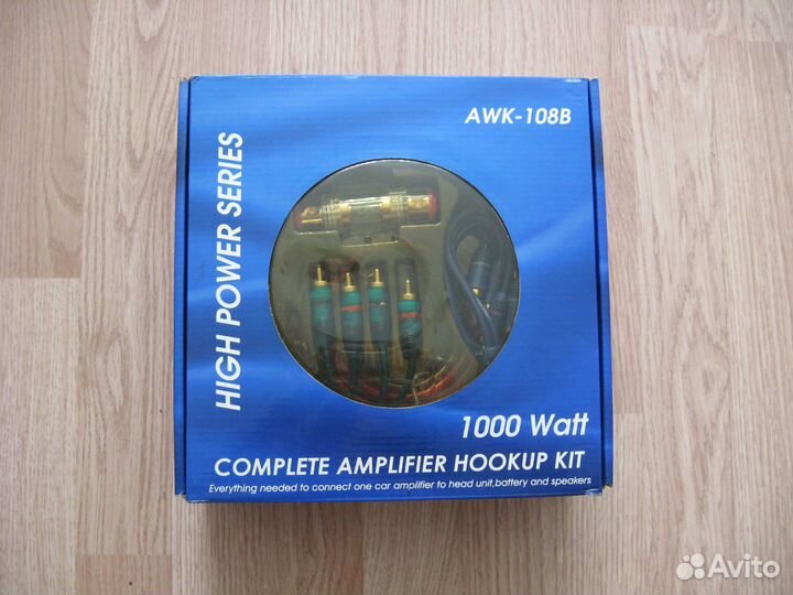 Комплект проводов для подключения усилителя