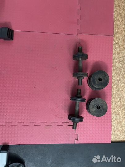 Штанга гриф блины и гантели