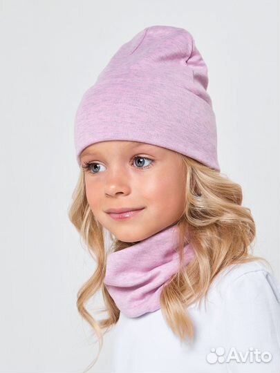 Шапка и снуд детский