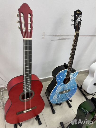 Классическая гитара Fabio 39 Красная