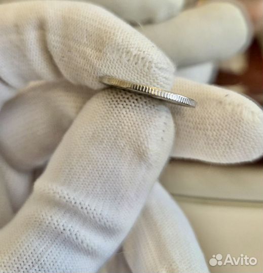 1 рубль 2017 ммд, брак проворот штемпеля