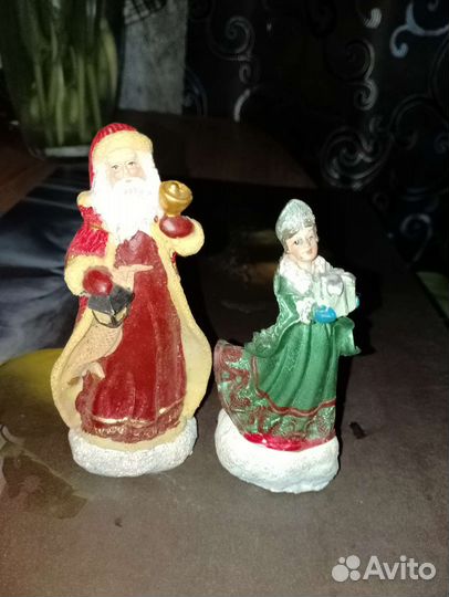 Статуэтка дед Мороз и Снегурочка