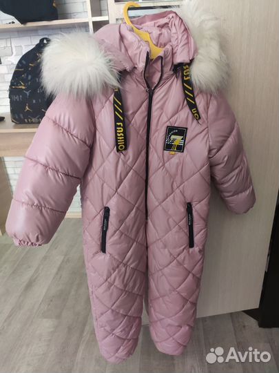 Зимний комбинезон для девочки 98 104