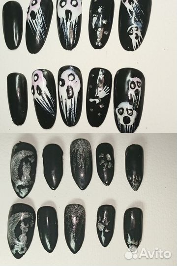 Дизайнерские ногти накладные