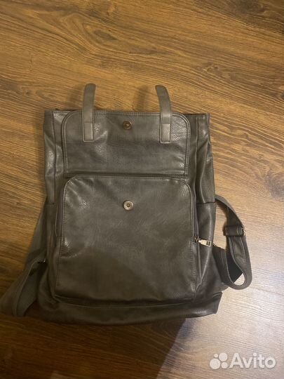Рюкзак кожаный мужской coach