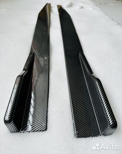 Универсальные пороги элероны в карбоне