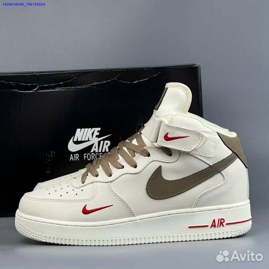 Кроссовки Nike Air Force 1 High (с мехом) (Арт.54339)