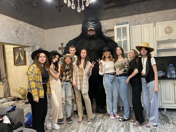 Белый мишка /зайка/ кинг-конг поздравление