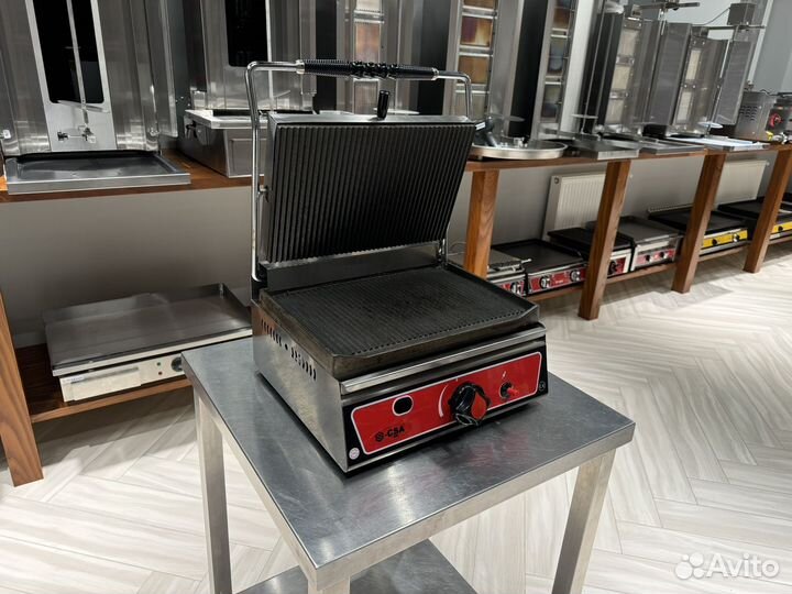 Гриль прижимной газовый